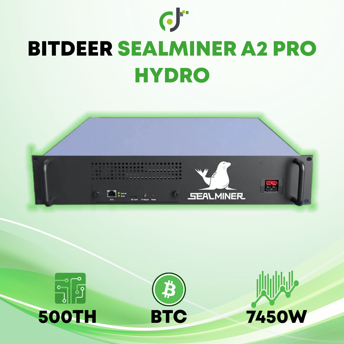 Bitdeer Sealminer A2 Pro Hydro (500TH) Bitcoin Crypto ASIC Miner