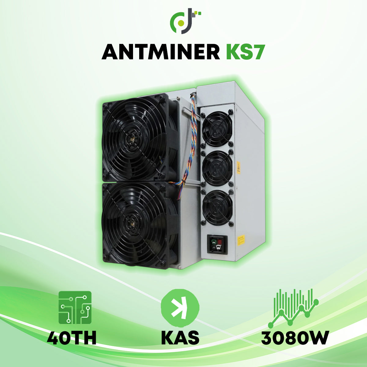 Bitmain Antminer KS7 (40TH) KASPA Crypto ASIC Miner *September Batch
