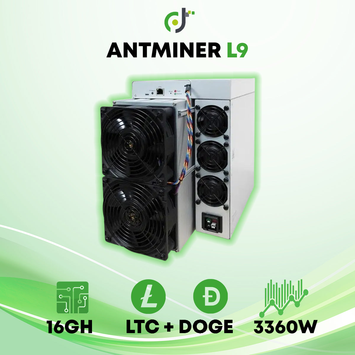 Bitmain Antminer L9 (16GH) Litecoin Crypto ASIC Miner (pedido anticipado en noviembre)