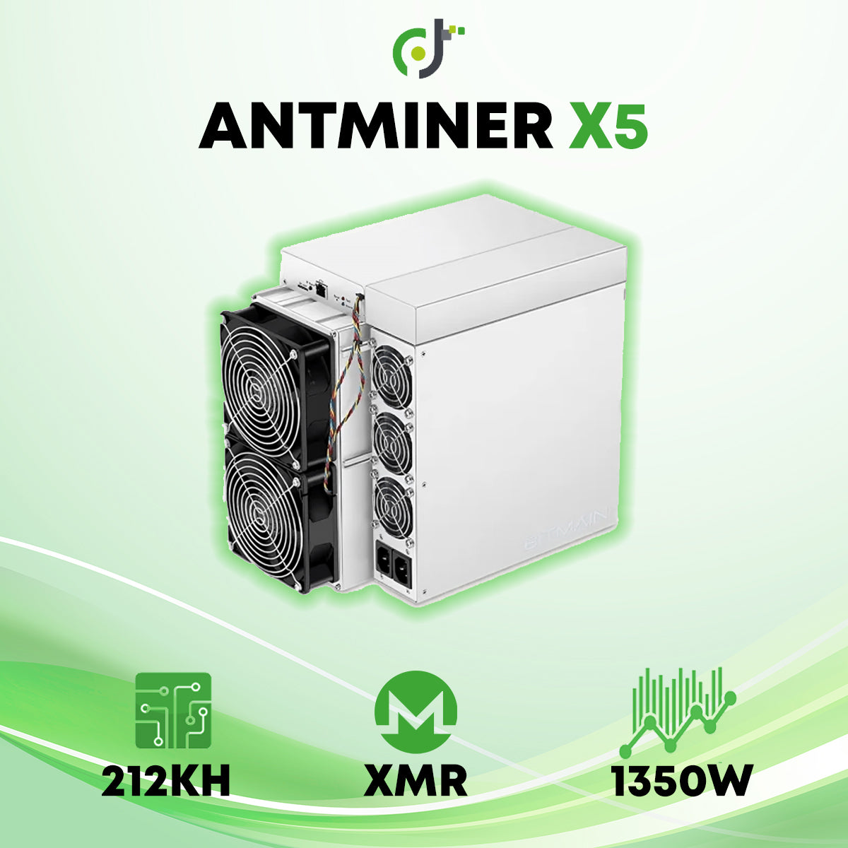 Bitmain Antminer X5 (212KH) Monero XMR Crypto ASIC Miner