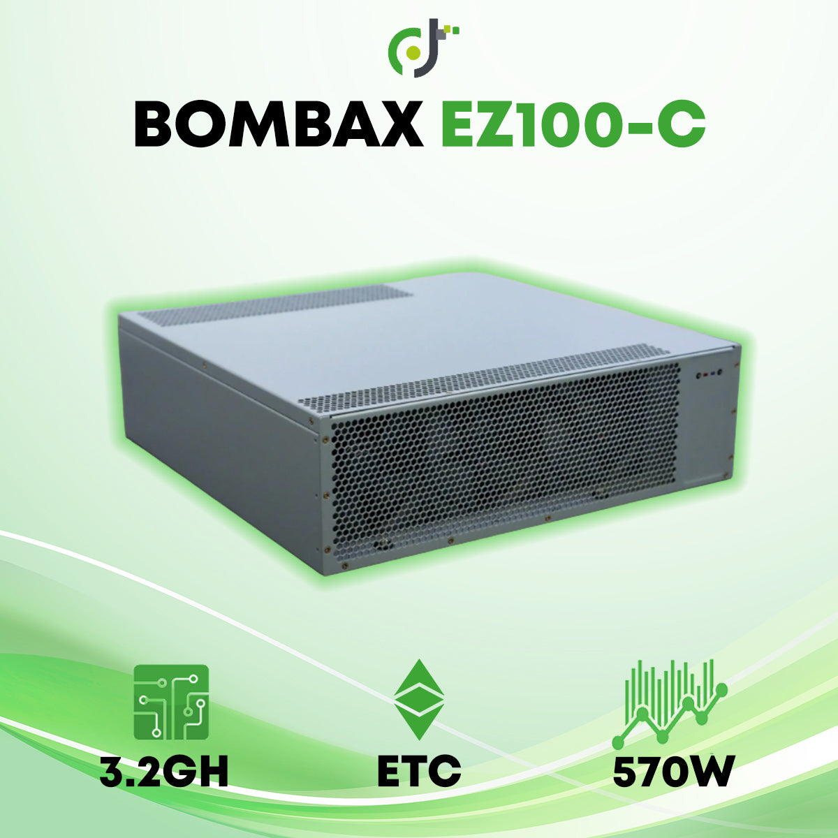 Bombax EZ100-c (3.2GH) ETC ETHW Crypto ASIC Miner