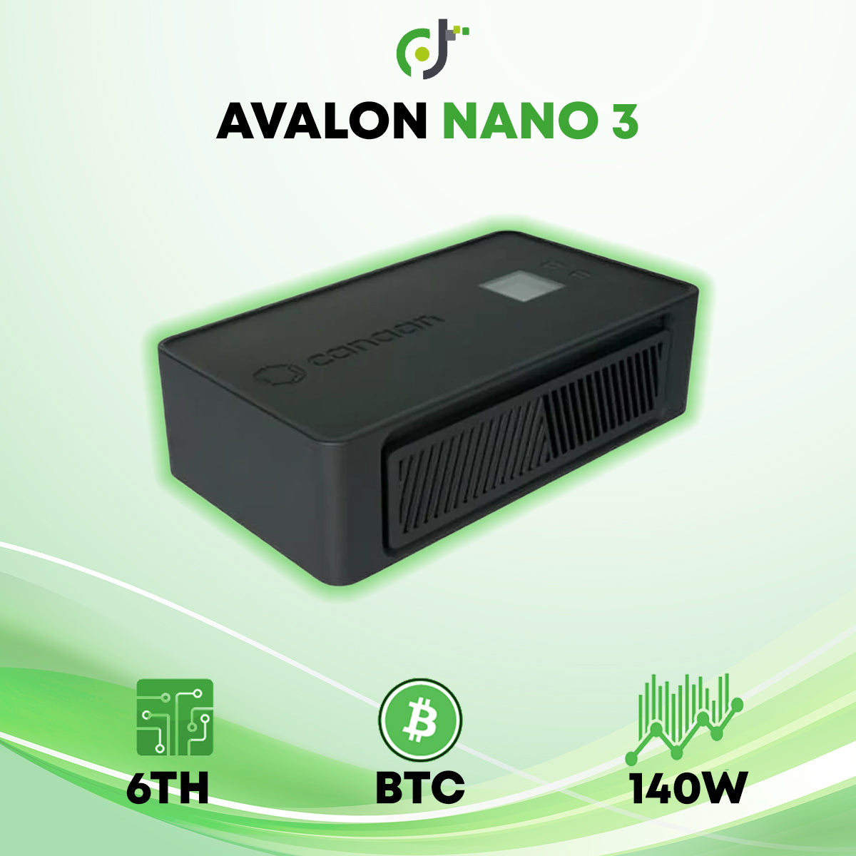 Canaan Avalon Nano 3 (6TH) Bitcoin Crypto ASIC Miner