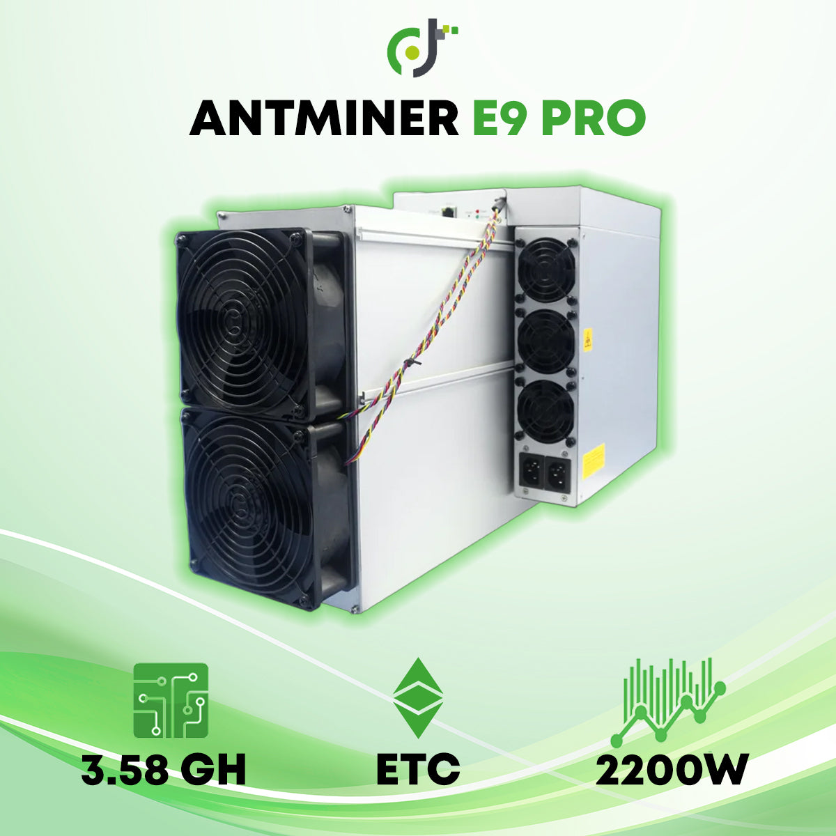 Bitmain Antminer E9 Pro (3.58GH) ETC ETHW Crypto ASIC Miner