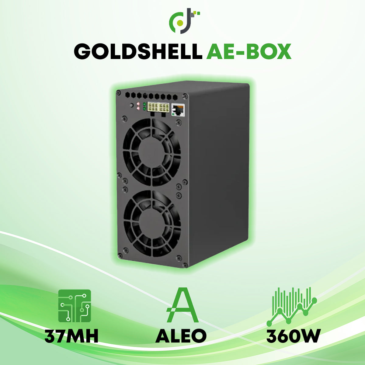 Goldshell AE-BOX (37MH) ALEO Crypto ASIC Miner