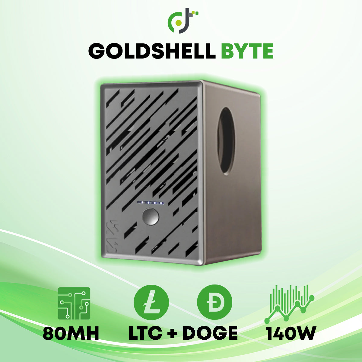 Goldshell Byte (5.5MH) ALEO/ Litecoin Crypto ASIC Miner