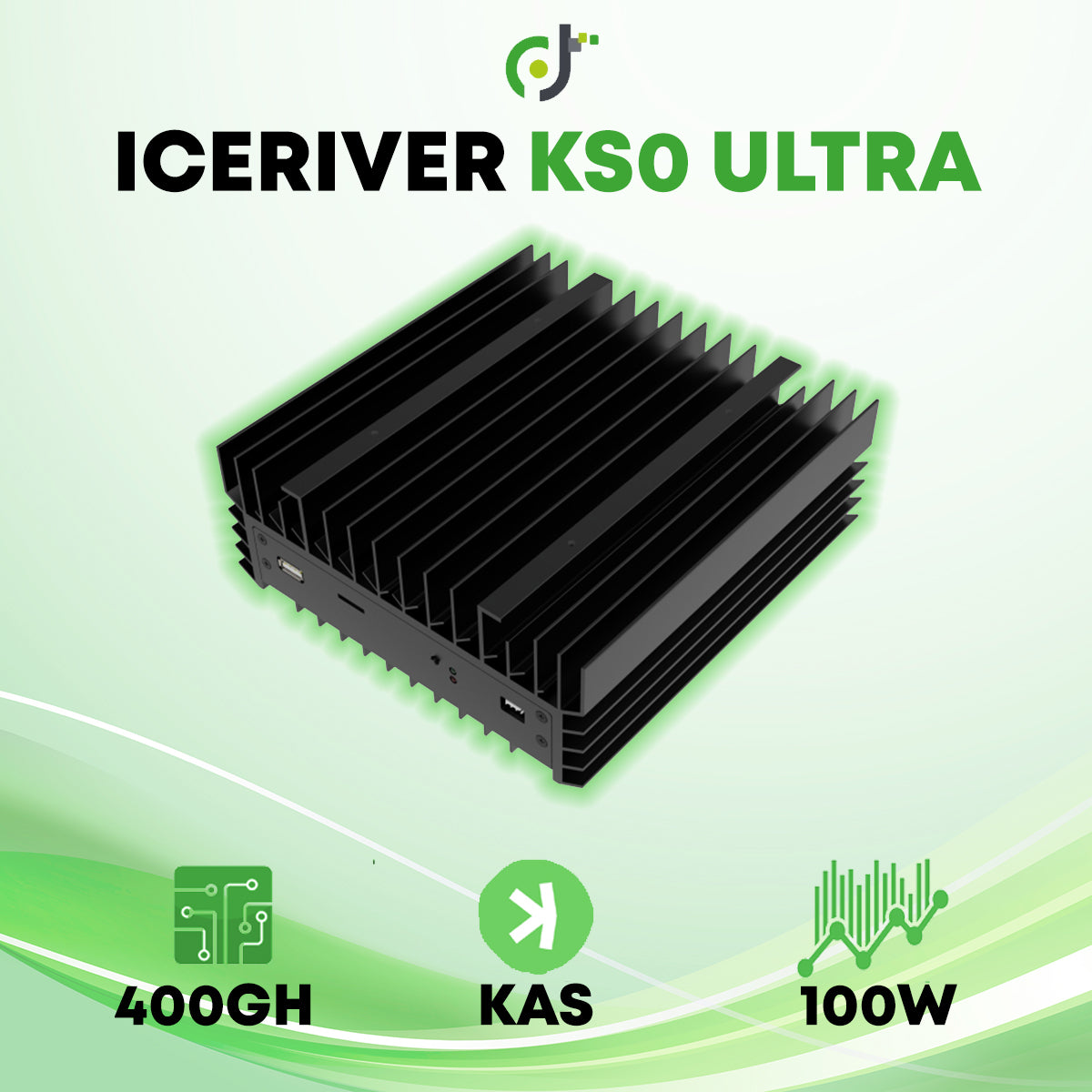 Mineur Iceriver KS0 ULTRA (400GH) KASPA Crypto ASIC