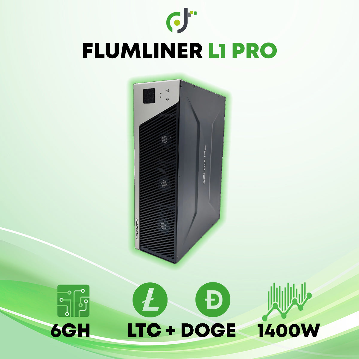 Fluminer L1 Pro (6GH) Litecoin Crypto ASIC Miner