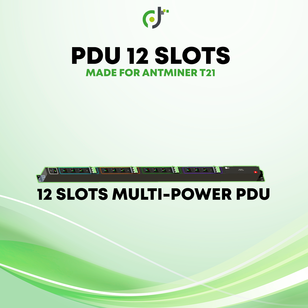 PDU with 12 slots for Bitmain Antminer T21