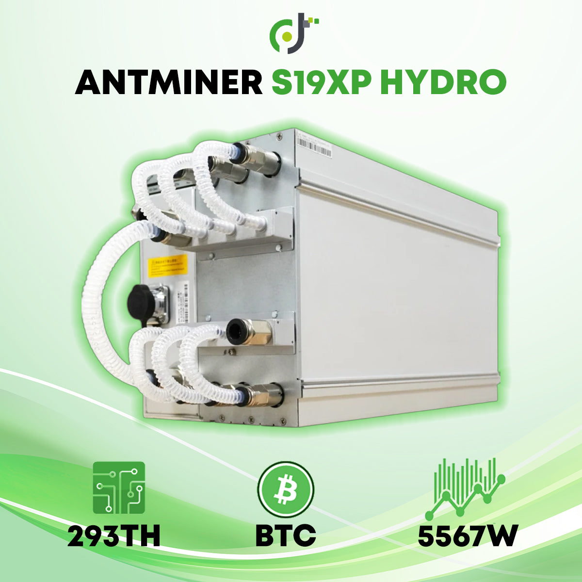 Bitmain Antminer S19XP+ Hydro (293TH) Bitcoin Crypto ASIC Miner 