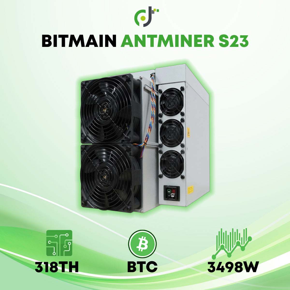 Bitmain Antminer S23 (318TH) Bitcoin Crypto ASIC Miner