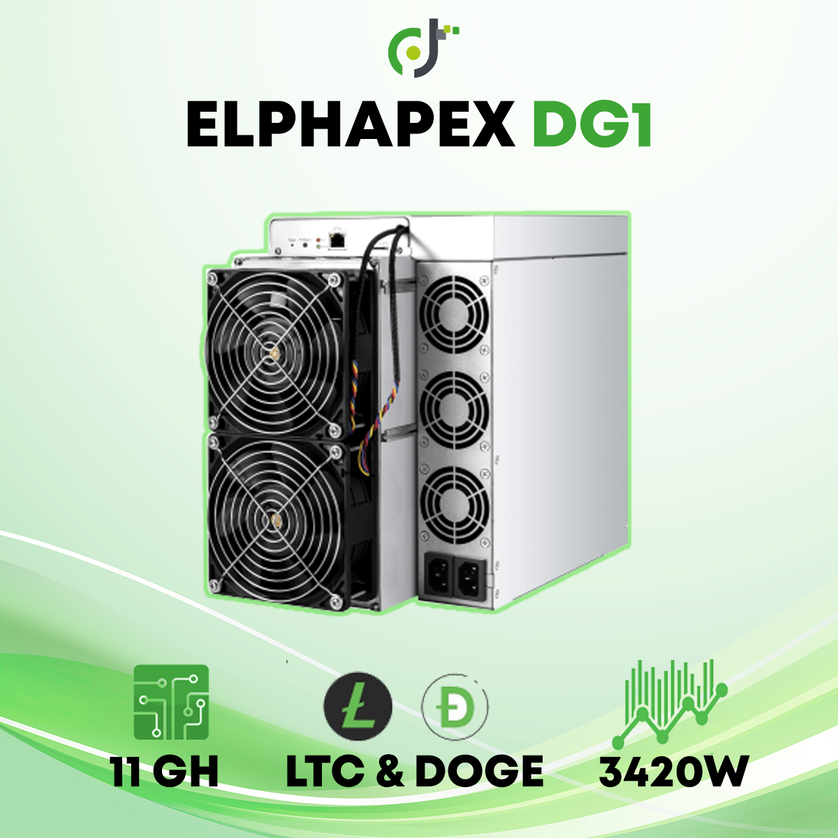 Elphapex DG1 (11Gh) Litecoin & Doge Scrypt Miner
