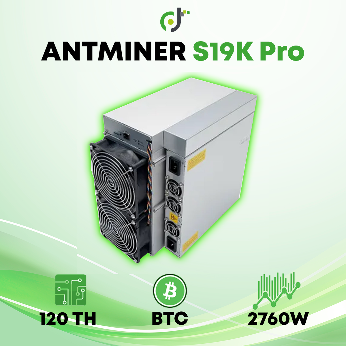 Bitmain Antminer S19K Pro (120Th) Bitcoin Crypto ASIC Miner