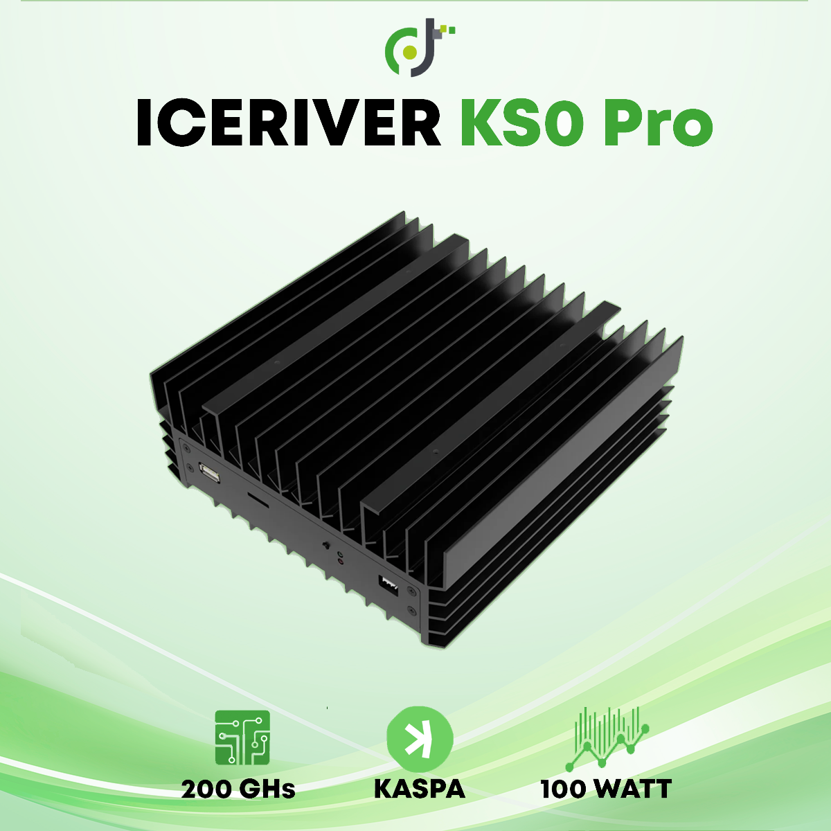 Iceriver KS0 Pro (200GH) KAS Crypto ASIC Miner