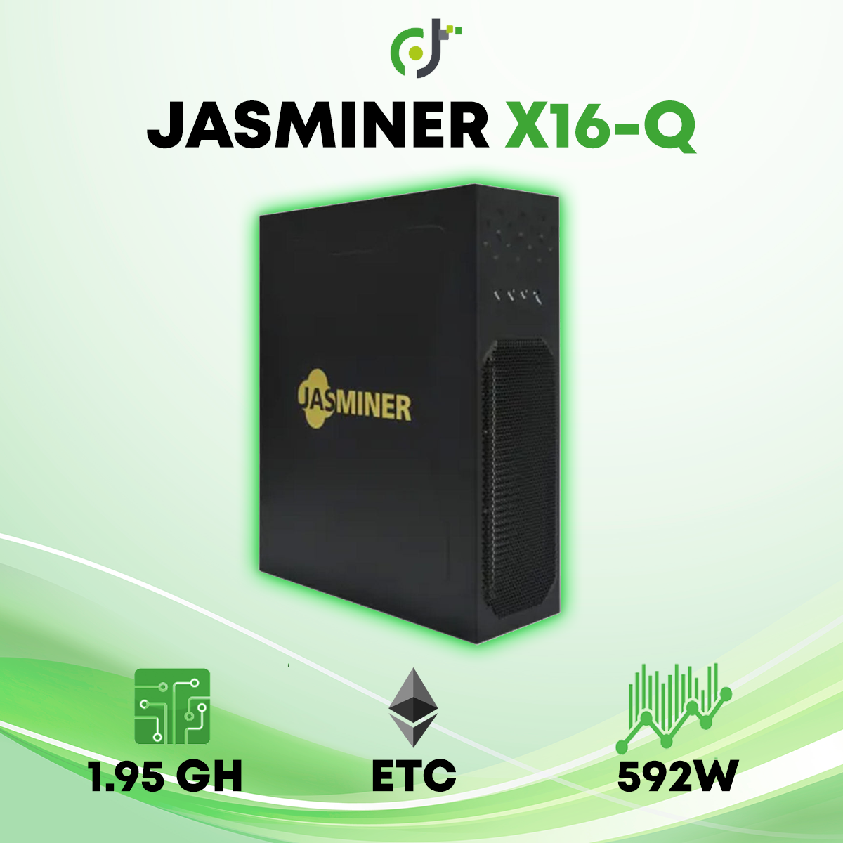 Jasminer X16-Q (1.95Gh) ETC Crypto ASIC Miner